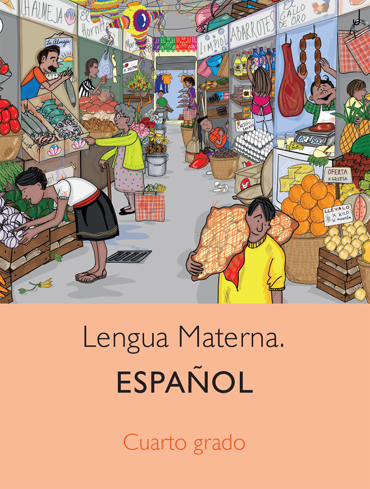 Libro Lengua Materna Español Cuarto Grado de Primaria